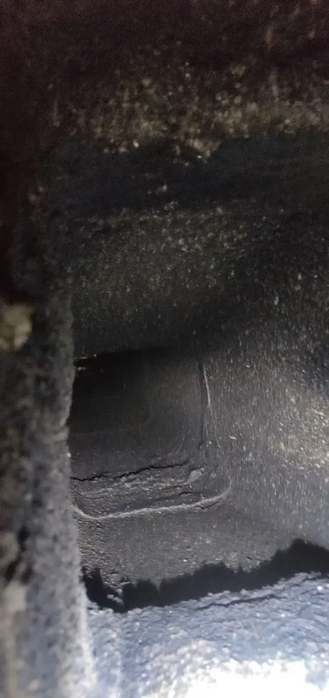 Chimney sweep work photo