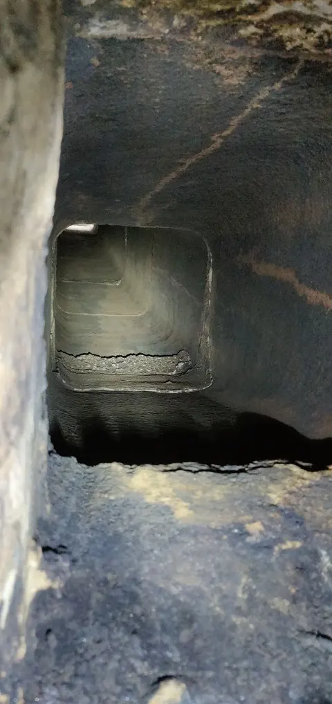 Chimney sweep work photo