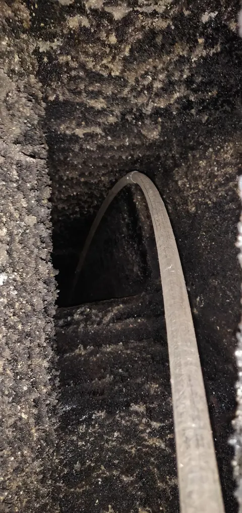 Chimney sweep work photo